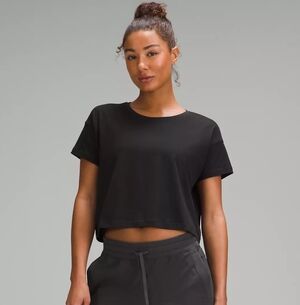 NWT Lululemon Cates Tee Black Size 2 $48